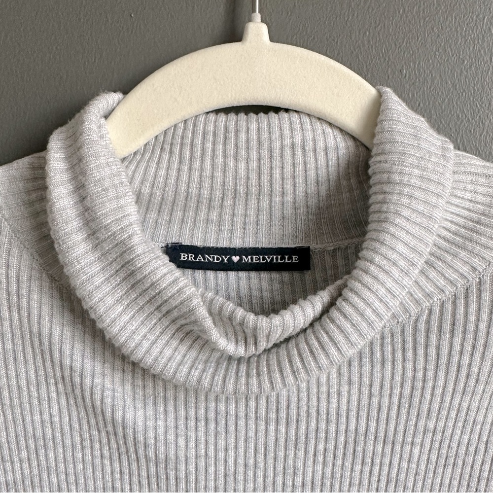 Brandy Melville Grey Turtleneck